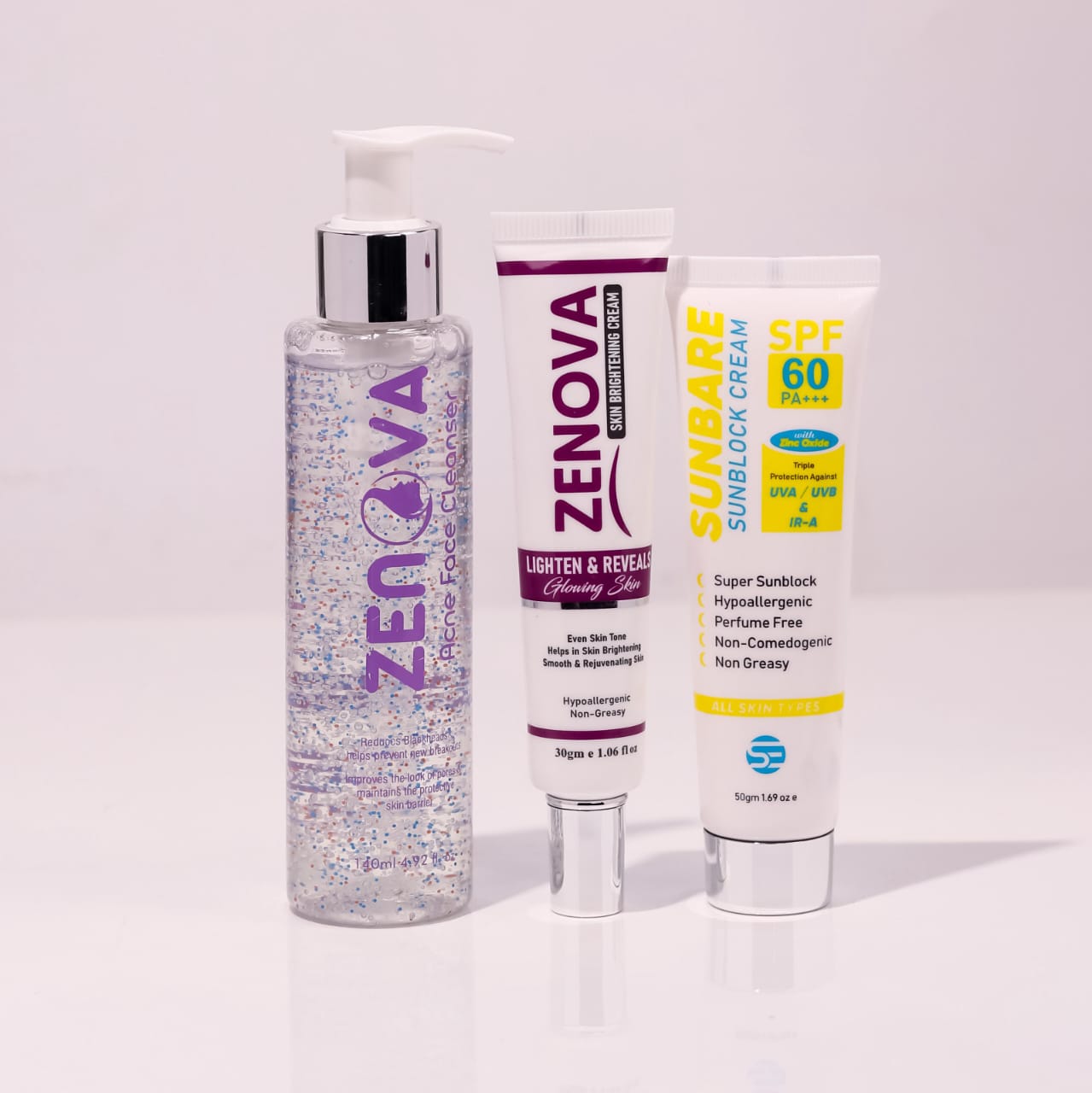Zenova acne control and glow kit